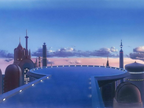 talesfromweirdland:The beauty of Star Wars matte paintings. For years, I had no clue I was looking a