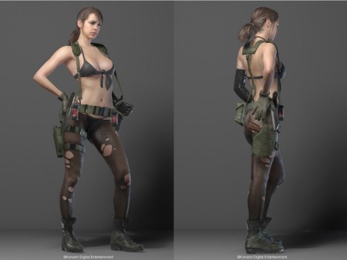 gamefreaksnz:  Metal Gear Solid 5: New behind-the-scenes video reveals Kojima’s controversial sniper characterKonami has released a developer’s diary showing the creation process of Metal Gear Solid V’s sexy new sniper, Quiet.    