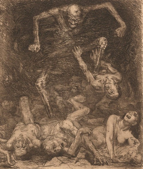 A Dance of Death (1943 / Etching) - Bruno Héroux