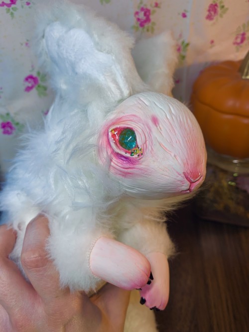 First doll ever made, wanted a sick bunny design and watched a lot of how to videos on doll making. 