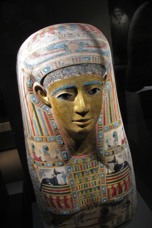 Mummy mask of a man, Roman Period, 0–500 AD
