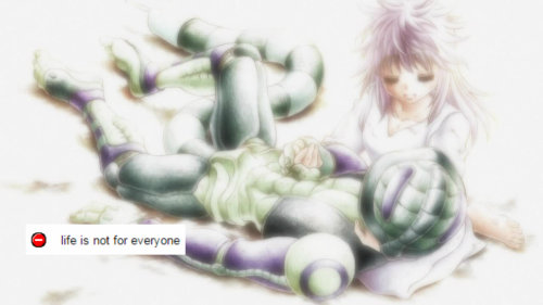 dokikokorodoki: hunter x hunter 2011 x screenshotsofdespair