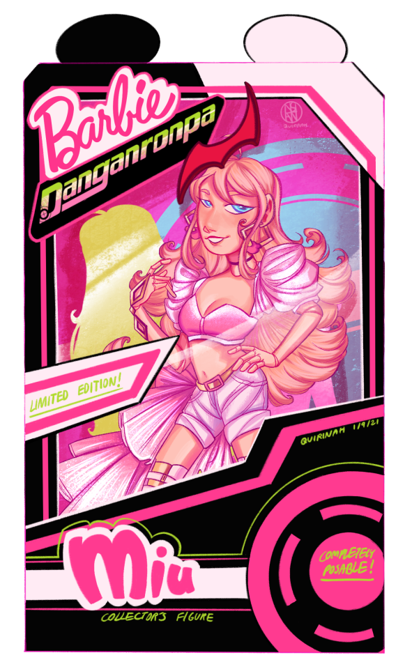 BARBIE X DANGANRONPA! Featuring Junko And Miu In MY Shitty Fashion Choices! And A Cool Box Design! Get