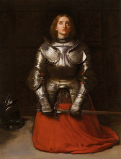 artist-millais:  Joan of Arc, John Everett MillaisMedium: oil, canvas