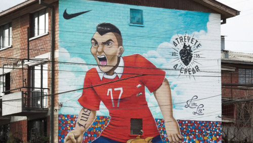afootballreport:  Copa América 2015’s font by Bijan Berahimi Before Chile hosted and eventually won 