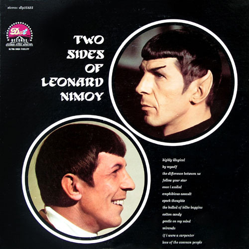 Musical interludes (Leonard Nimoy has recorded music over the years; he`s pictured