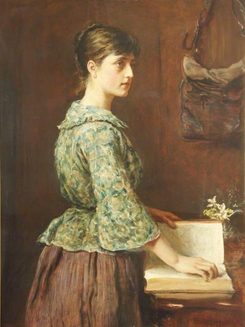 pre-raphaelisme: The Good Resolve by John Everett Millais, 1877