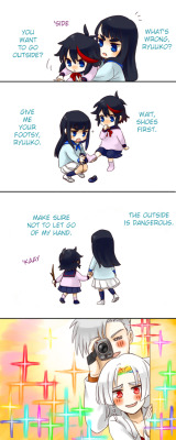 the-great-and-powerful-satsuki:  akunohomu:  Artist: ゆえ Translator from Danbooru: Kazzius, with Alega providing an improvement  Oh god it got even cuter. 