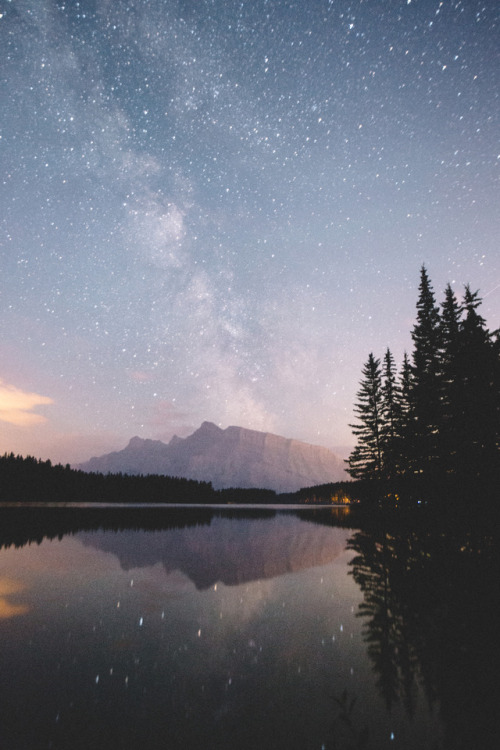 s-m0key: Jack Lake Reflections. | By - Sam Elkins