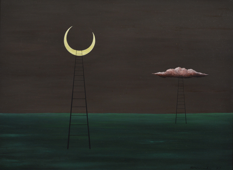 mappingthemoon:  Gertrude Abercrombie: Two Ladders, 1947