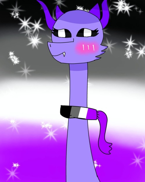 Jessie Wearing An Asexual Scarf #asexual #ace #godzillaoc #kaijuoc #godzilla Https://www.instagram.com/p/CR-cx9KLtpu/?utm_medium=tumblr