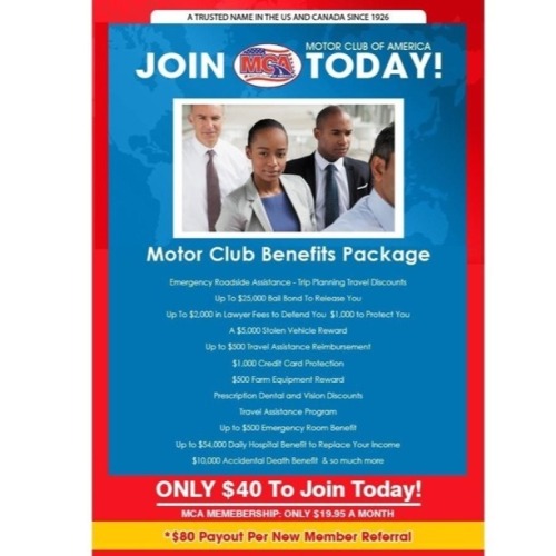 krcarter:MCA gives you protection at work, home and play and a chance to make a profit by sharing yo