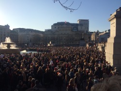 beckybanner:  80 thousand people at the Women’s