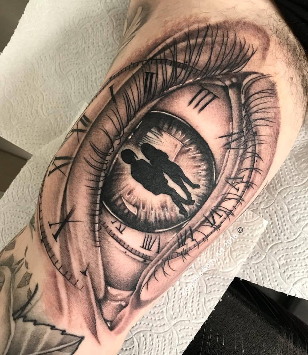 Creepy Eye Tattoo on Arm | TikTok