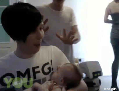 loverofallthingswitty:   demonphilion:  spacellamas:  i -   i will never get over how adorable this is   MY BABUH’S HOLDIN’ A BABUH!! 