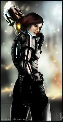 fantasy-scifi:  Mass Effect: Shepard by Artshardz