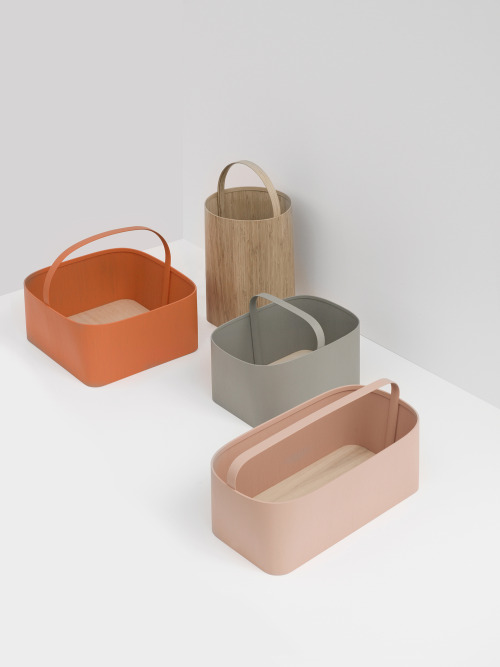 leibal:  Baskets is a modern basket design created by Oregon-based designers Studio Gorm. The collec