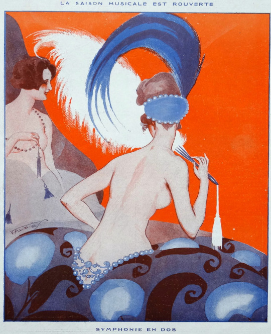 vodkaunicornslincolnlogs:by Vald'Es for La Vie Parisienne c.1920