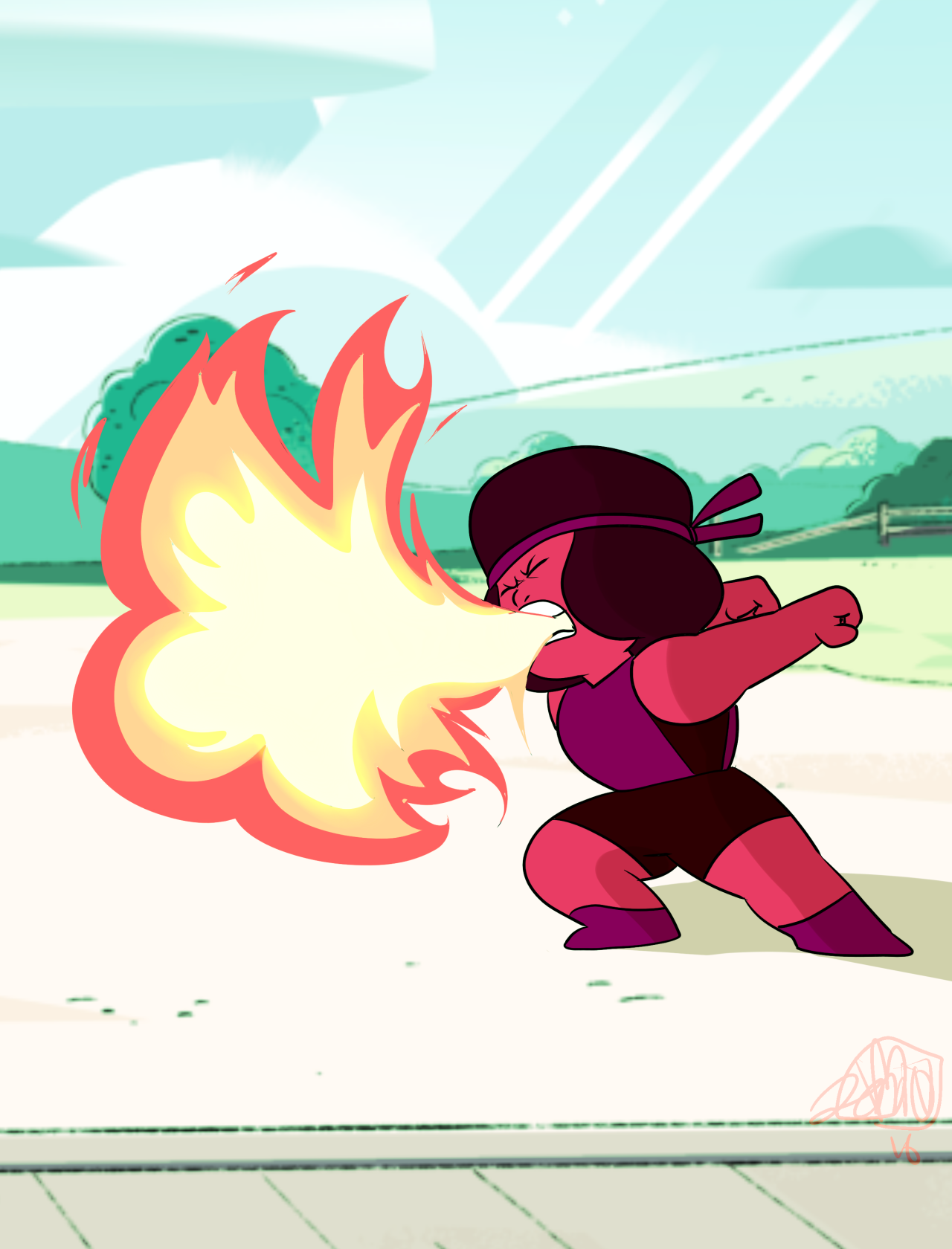 So since Alexandrite can breath FIRE, that must mean it’s Ruby’s ability? Can