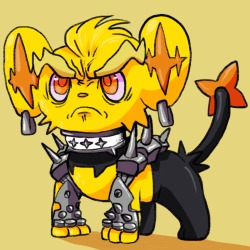 damaximosguyart:  Now you tell me a shiny shinx isn’t Ira Gamagori 