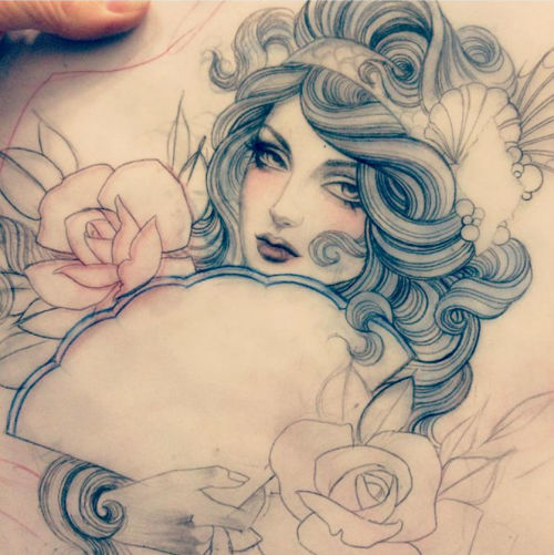 thievinggenius:  Done by Teniele Sadd. https://instagram.com/teniele/?hl=en 