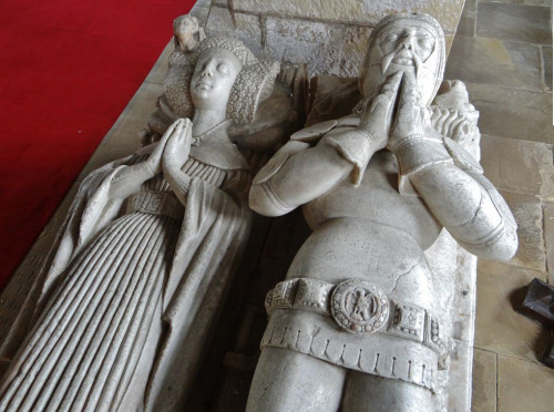 Effigies of Sir Richard Redman (Redmayne) (+1426) and Elizabeth Aldeburgh (+1417 or 1434) in All Sai