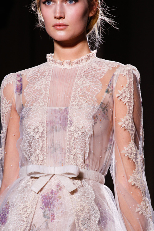 mulberry-cookies:Toni Garrn @ Valentino Spring 2012 Haute Couture (details)