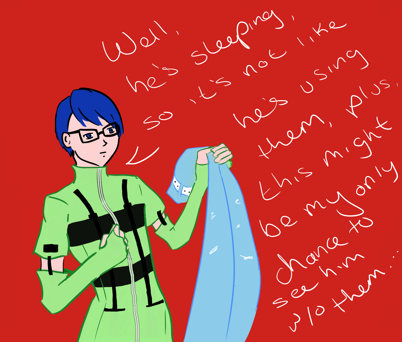 jinandtakaya:  My entry to ask-chairkun‘s “Finish It” event.  I know it makes