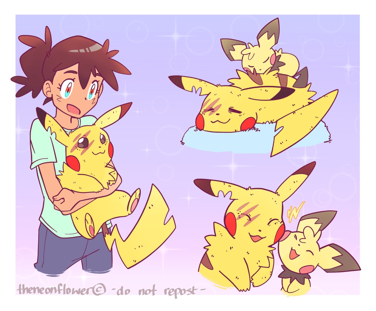 Eeby Deeby — [Fated Paths Au] Thinkin' About Ash'S Pikachu Bein...