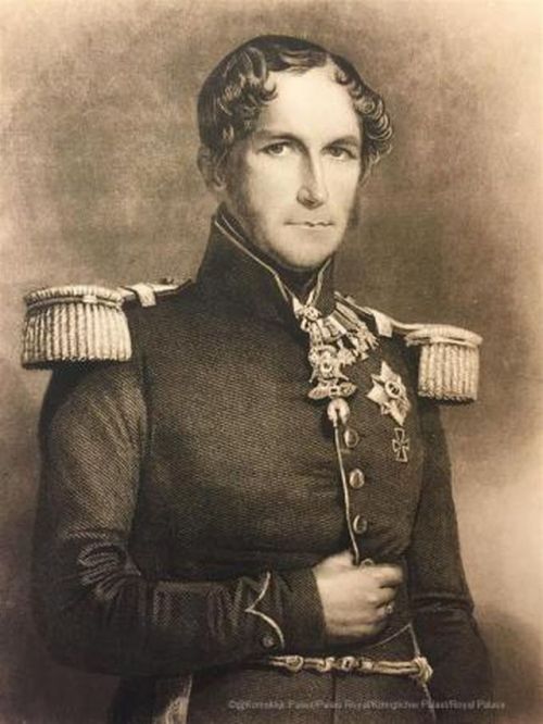 Portrait of king Leopold the first of his name,first king of Belgium