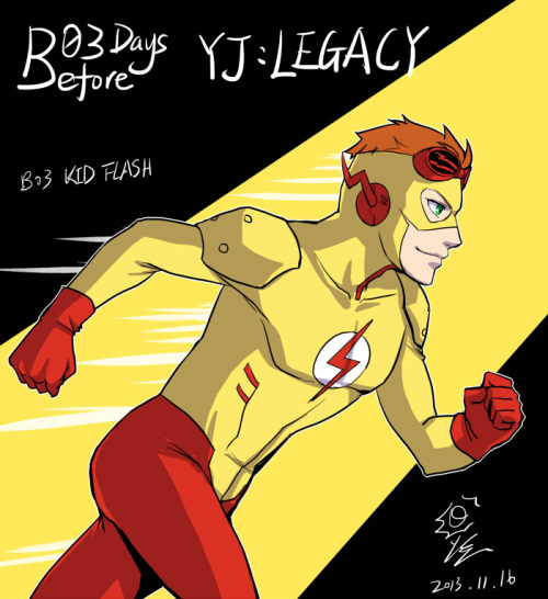 Young Justice Legacy count down 03 B03 Kid Flash！ It&rsquo;s sad in the last episode of YJ invas