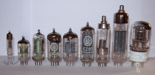 From Wikipedia:  “In electronics, a vacuum tube, an electron tube, or valve (British