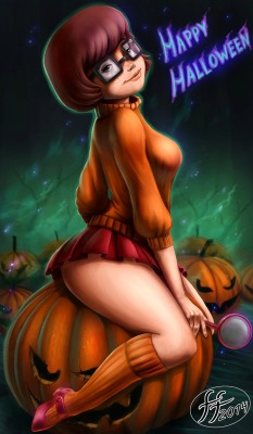 youngjusticer:  Jinkies! Hope y’all have a happy Halloween! Velma and the Great Pumpkin, by 14-bis.