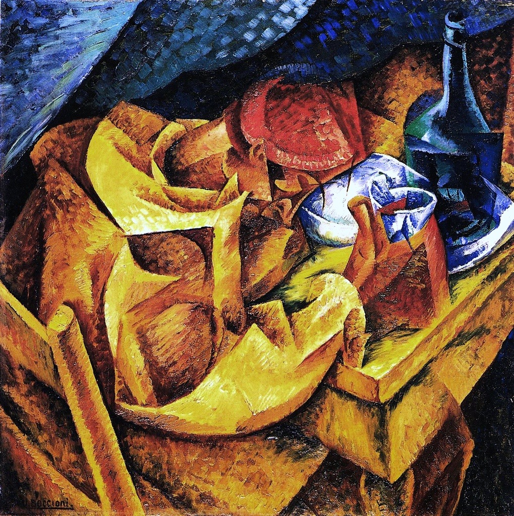 Umberto Boccioni (Reggio Calabria 1882 - Verona 1916), Il Bevitore (The Drinker),