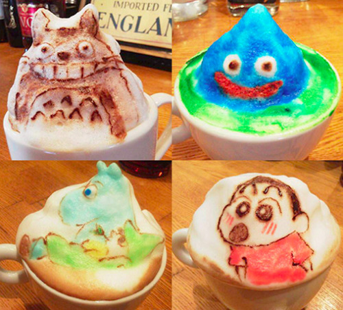 3D Latte Art At Belcorno Pizzeria in Japan. If you are curious, it takes around 30min to create