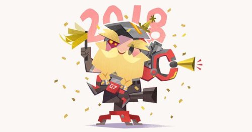 mmevicky - Happy New Year with Overwatch Heroes! Part...