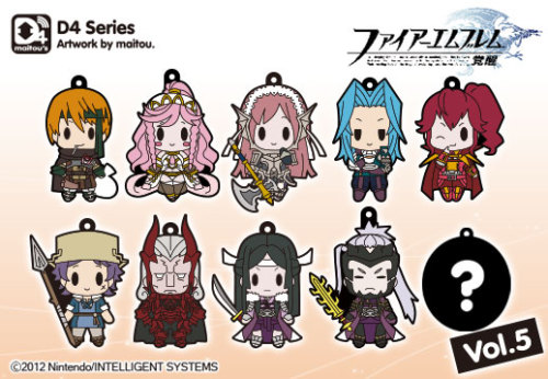 trintownsentill:Fire Emblem: Awakening Rubber Straps Volumes 5 and 6 are up on empty’s site!