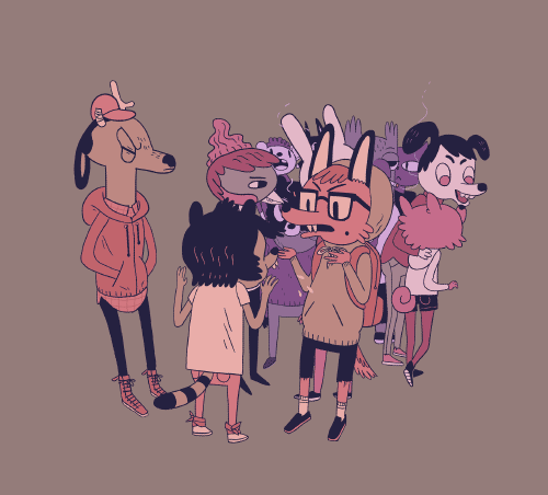 repoghost:  Really large gif piece I did for two very sweet and patient guys. This