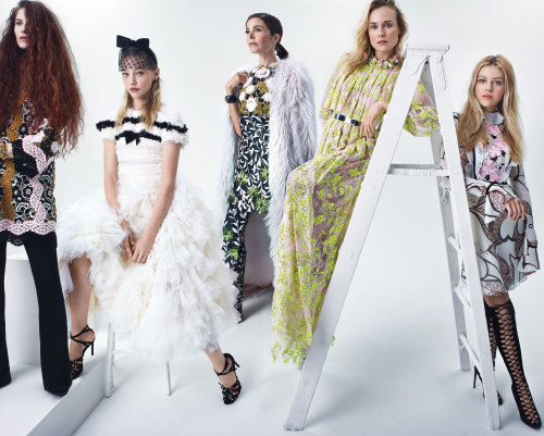 wmagazine:  The Valli GirlsPhotographs by Emma Summerton; styled by Edward Enninful; W magazine June/ July 2015. 
