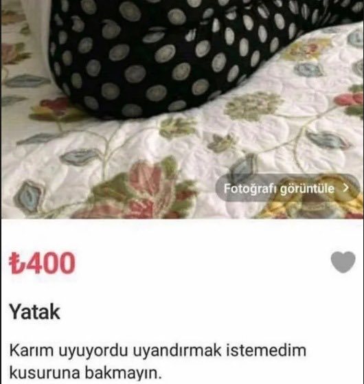 Fotoğrafı görüntüle ₺400...