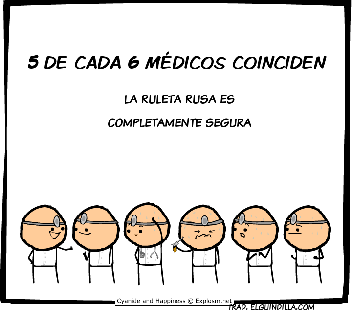 elguindilla:  Vosotros haced caso a los médicos… El original AQUÍ 