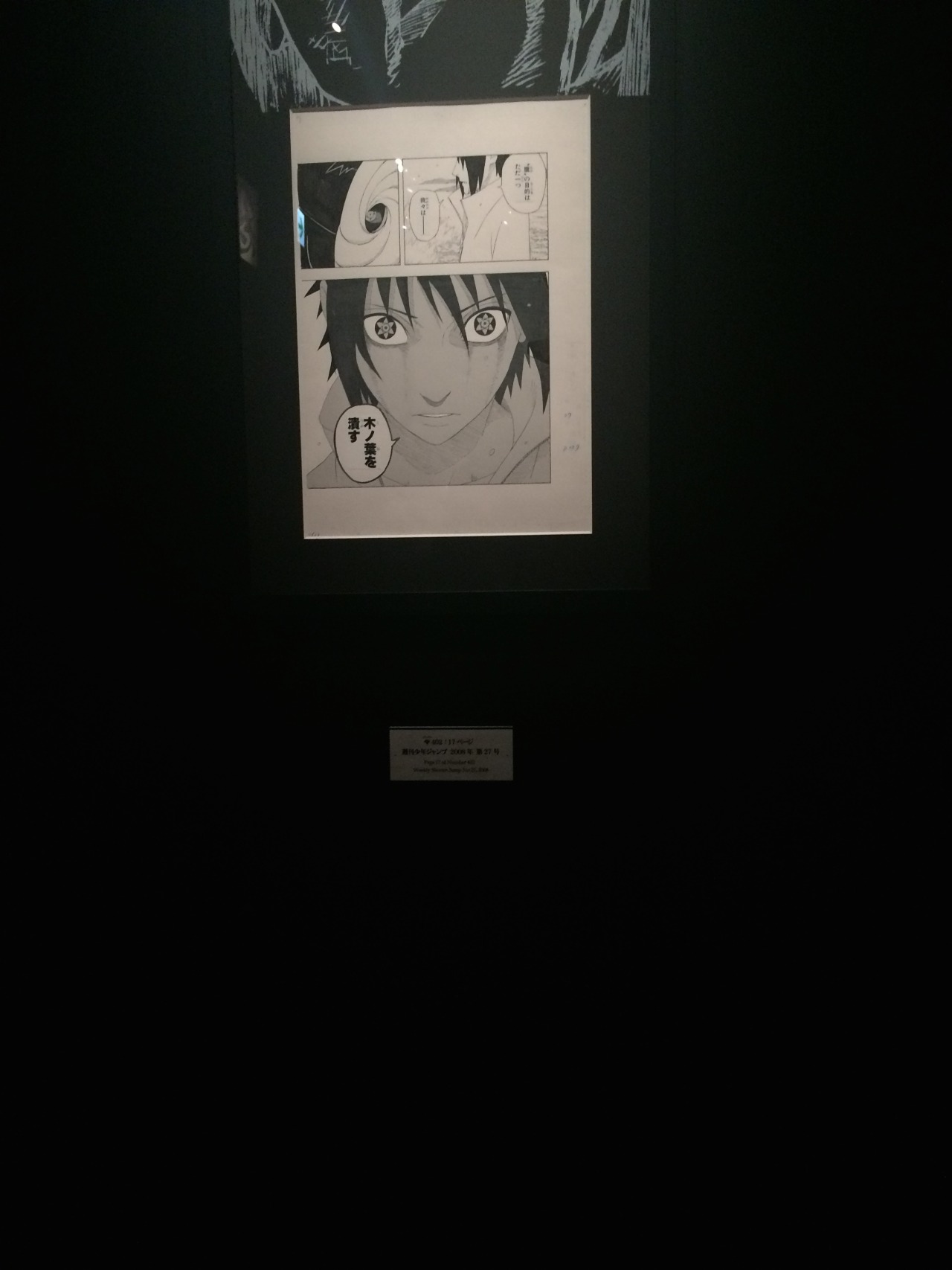 lipstickramen:  Continuation of the Naruto Exhibit pictures!The top picture is a