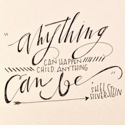 twloha:  Lettering by Alexandra Nelson.