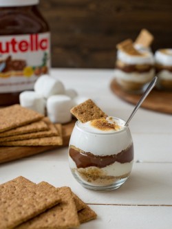 confectionerybliss:  Nutella S’mores Parfaits