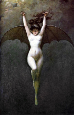 vintagegal:  Albert-Joseph Pénot- Bat-Woman,