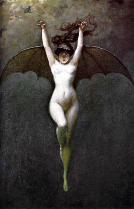 vintagegal:
“ Albert-Joseph Pénot- Bat-Woman, 1890
”