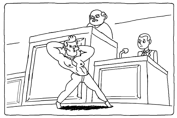 henryscrapeteria:  Sexy court, ep. 1
