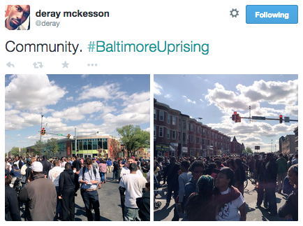 fckyakaty:  revolutionarykoolaid:  The Day After (4/28/15, PART 2): Residents across Baltimore begin the hard work of cleaning up and rebuilding their city. Still no answers or arrests for the murder of Freddie Gray. Praying for both healing AND justice