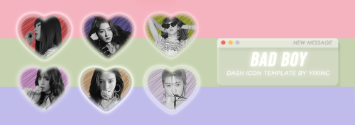 yixinc: ◟♡ BAD BOY: dash icon template by yixinc !do not repost without permission. this is a free t