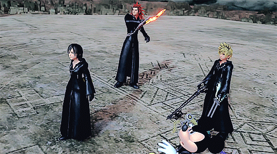 xionstide:  final battle - seasalt trio